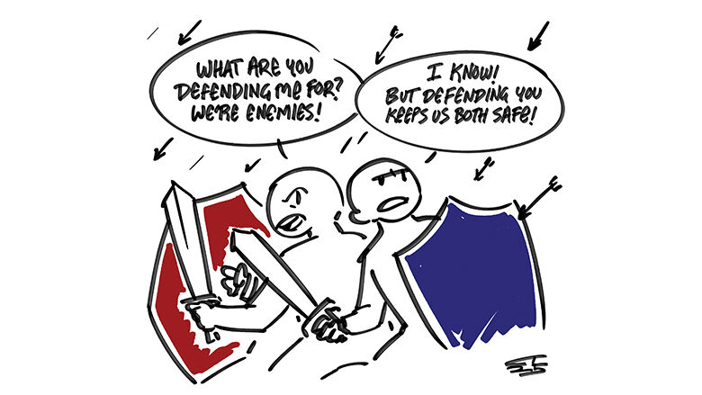 Defend your opponent’s right to differ